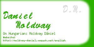 daniel moldvay business card