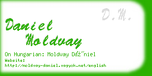 daniel moldvay business card